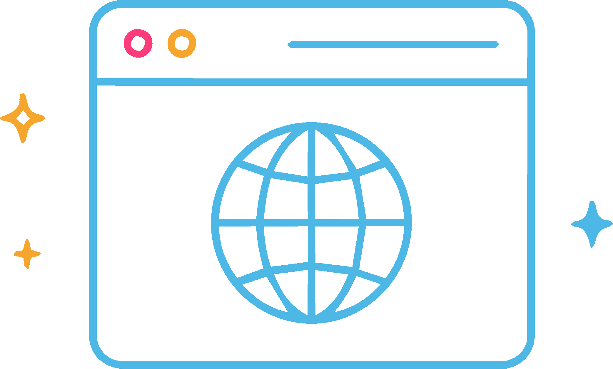 Business website icon representing how customers evaluate credibility, services, expertise, and user experience before making a purchasing decision.